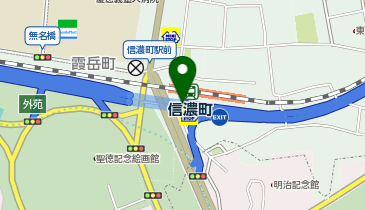 D1-19.信濃町駅前駐車場 (ドコモ・バイクシェア)の地図画像