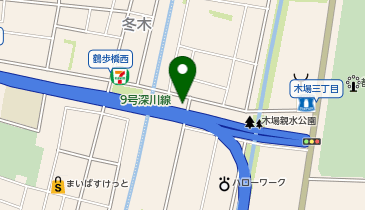 H1-283.木場(3)駐車場-(1) (ドコモ・バイクシェア)の地図画像