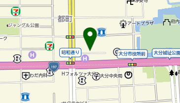 136.大分市役所 西駐輪場 (おおいたサイクルシェア)の地図画像