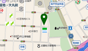 47.神戸ポート郵便局 (Kobelin)の地図画像