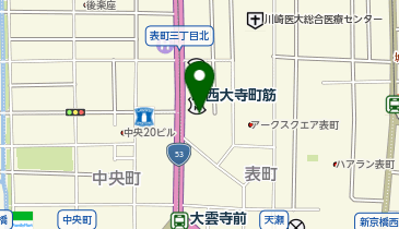 M013.新西大寺町 (bikeshareポート)の地図画像