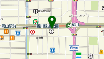 M071.広島銀行岡山支店 (bikeshareポート)の地図画像