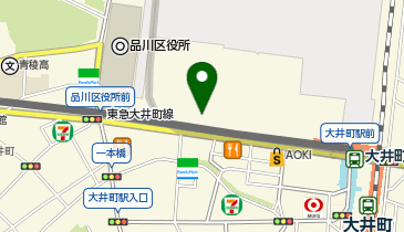 I1-156.OIMACHI TRACKS (ドコモ・バイクシェア)の地図画像