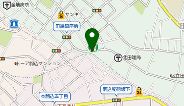 E4-20.本駒込5 (ドコモ・バイクシェア)の地図画像