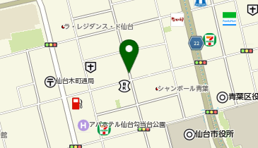 191.sendai STUDENT COURT (ドコモ・バイクシェア)の地図画像