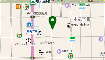 KT549-中京郵便局 (bikeshareポート)の地図画像