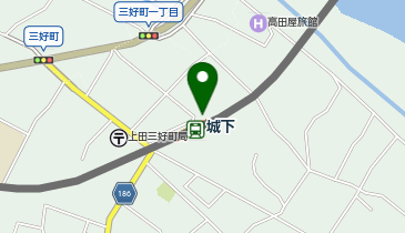U-30.城下駅 (上田市千曲市広域シェアサイクル)の地図画像