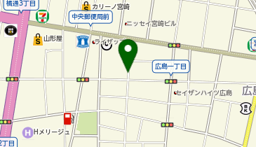 HAROW広島通ポート (bikeshareポート)の地図画像