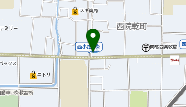 KT551-ローソン 四条西小路店 (bikeshareポート)の地図画像