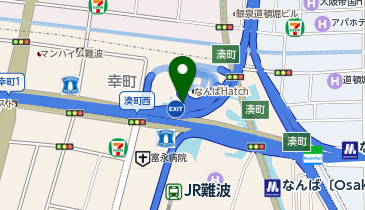 E-72.湊町リバープレイス1 (ドコモ・バイクシェア)の地図画像
