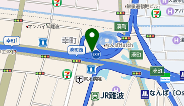 E-73.湊町リバープレイス2 (ドコモ・バイクシェア)の地図画像