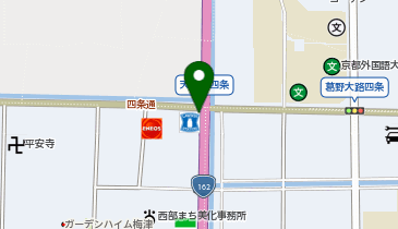 KT556-ローソン 天神川四条店 (bikeshareポート)の地図画像