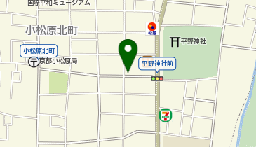 KT557-ローソン 京都平野神社前店 (bikeshareポート)の地図画像