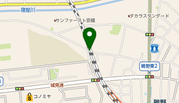 L-30.鴫野西3丁目3番43 (ドコモ・バイクシェア)の地図画像
