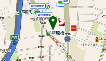 E-74.JR芦原橋駅 (ドコモ・バイクシェア)の地図画像