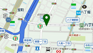 B2-28.八丁堀センタービル (ドコモ・バイクシェア)の地図画像