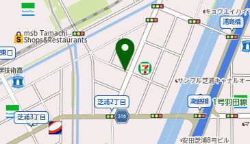 C5-64.COAST芝浦 (ドコモ・バイクシェア)の地図画像