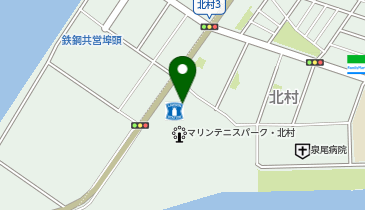 P-26.ローソン マリンテニスパーク北村店 (ドコモ・バイクシェア)の地図画像