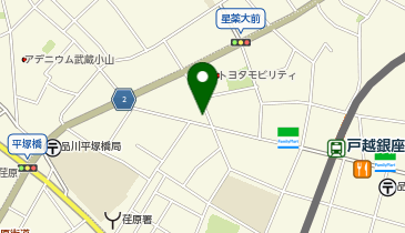 I1-160.戸越銀座第 1 駐車場 (ドコモ・バイクシェア)の地図画像