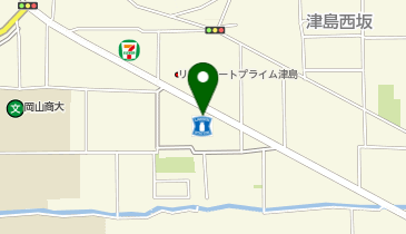 M073.ローソン岡山津島西坂一丁目店 (bikeshareポート)の地図画像