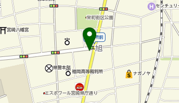 裁判所前交差点ポート (bikeshareポート)の地図画像
