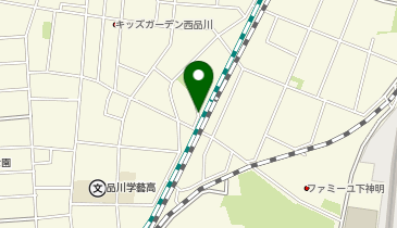 I1-158.ロアール西品川2 (ドコモ・バイクシェア)の地図画像