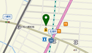 17.アルビス小松幸町店【簡易ポート】 (こまつシェアサイクル)の地図画像