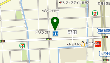 M079.ローソン岡山野田西店 (bikeshareポート)の地図画像