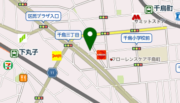 K1-246メイクスデザイン千鳥町アジールコートエントランス (ドコモ・バイクシェア)の地図画像