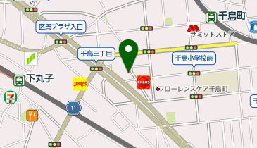 K1-247.メイクスデザイン千鳥町アジールコート 駐輪場 (ドコモ・バイクシェア)の地図画像