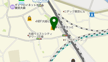 I1-161.大崎ウィズシティ (ドコモ・バイクシェア)の地図画像