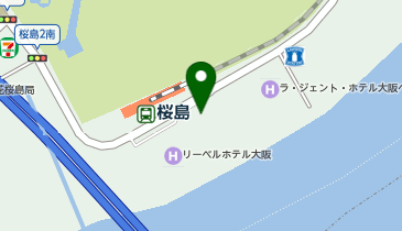 J-34.リーベルホテル大阪 (ドコモ・バイクシェア)の地図画像