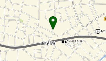 N2-13.沼袋4丁目 (ドコモ・バイクシェア)の地図画像