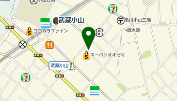 I1-162.グランヴァン武蔵小山 (ドコモ・バイクシェア)の地図画像