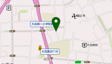 K1-252.大田大森東3丁目 (ドコモ・バイクシェア)の地図画像