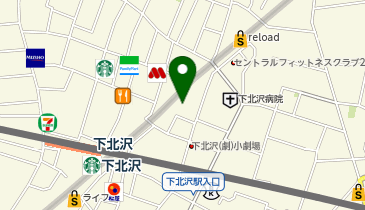 L1-55.RBパーク世田谷区北沢2丁目 (ドコモ・バイクシェア)の地図画像