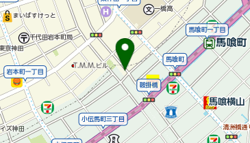 A3-56.千代田区東神田1-1-8 (ドコモ・バイクシェア)の地図画像