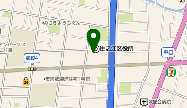 T-25.住之江区役所 (ドコモ・バイクシェア)の地図画像