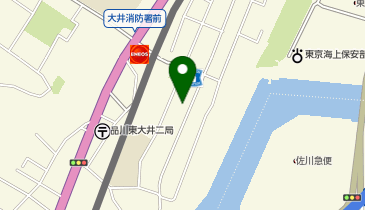 I1-164.リパーク東大井2丁目第2 (ドコモ・バイクシェア)の地図画像