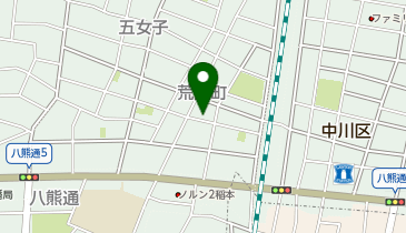 781.中川区荒江駐車場 (カリテコバイク)の地図画像