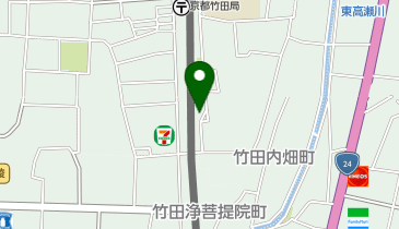 KT575-地下鉄竹田駅南東 (bikeshareポート)の地図画像