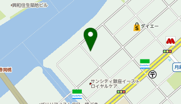 B4-56.グランドシティタワー月島 (ドコモ・バイクシェア)の地図画像