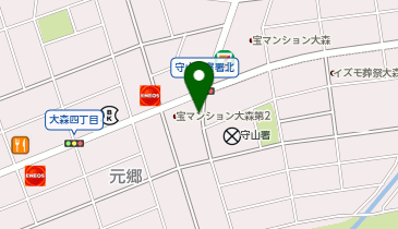 786.ローソン守山警察署北店 (カリテコバイク)の地図画像