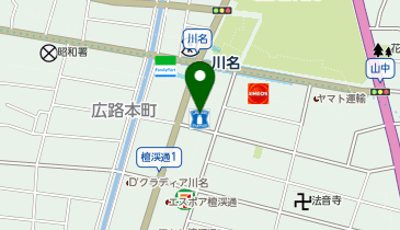 796.ローソン川名駅前店 (カリテコバイク)の地図画像
