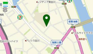 I1-159.リパーク東品川1丁目第6 (ドコモ・バイクシェア)の地図画像