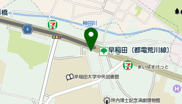 D3-26.メイクスデザイン早稲田 駐輪場入口 (ドコモ・バイクシェア)の地図画像