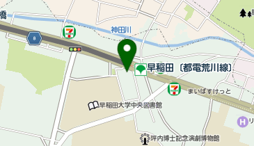 D3-27.メイクスデザイン早稲田 駐輪場 (ドコモ・バイクシェア)の地図画像