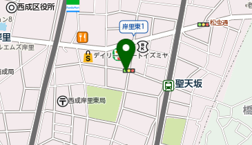 I-33.ローソン岸里東一丁目店 (ドコモ・バイクシェア)の地図画像