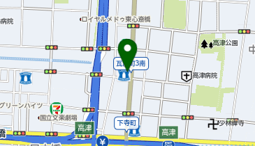 B-103.ローソン瓦屋町三丁目店 (ドコモ・バイクシェア)の地図画像