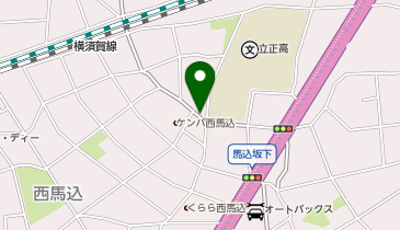 K1-258.西馬込1丁目 (ドコモ・バイクシェア)の地図画像